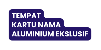 tempat kartu nama aluminium ekslusif